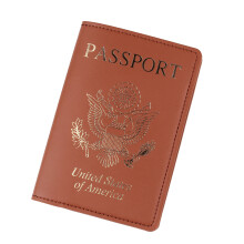 Document Organizer Passport Holder Ticket Storage Holder Protector for Unisex Brown