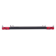 Double Bass Drum Pedal Link Bar Double Foot Pedal Drive Shaft Rod Easy Use Reddish black