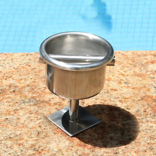 Edelstahl Schwimmbahn Einbauteil Schwimmbad 1