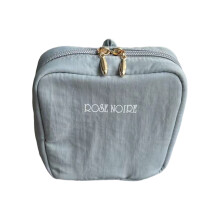 Versatile Travel Makeup Pouch for Organizing Luggage Keeping Your Desk Neat Silver gray