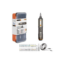 WORX 4V elektrische schroevendraaier - WX240 (2,5 Nm, 3 snelheden, 24 bits, USB-C opladen, compact en lichtgewicht)