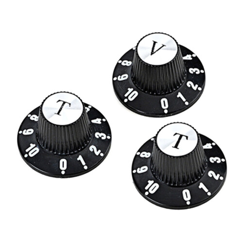 3Pcs Electric Guitar Knobs Guitar Potentiometer Control Knobs 6mm Rotary Shaft