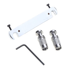 Bridge Saddle Tailpiece for LP Style Electric Guitar Replacements without Code Silver