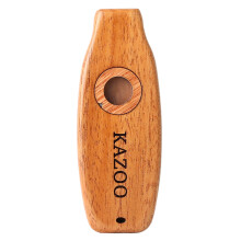 Mahogany Kazoo Guitar Ukulele Accompaniment Harmonicon Music Wind Instrument ellipse style