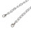 Metal Chain Strap DIY Handbag Chains Replacement Purse Straps Shoulder Silver 120cm 1