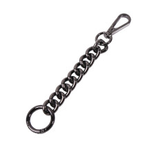 Purse Chain Strap Handbag Replacement Strap with Metal Buckles for Shoulder Bag Gun color