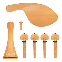 Boxwood Violin Fittings for 4/4 and 3/4 Replacement Needs Use