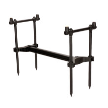 Fishing Support Stand with Metal Frame for Pondside Ground Stake Rod Support
