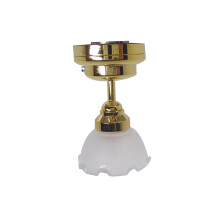 Dollhouse Mini-Chandelier Scaled LED Ceiling Light 1/6 1/12 Dollhouse flower shape