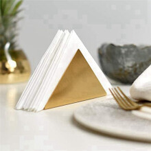 10X Porta Guardanapo Dourado Distribuidor de LençO de AçO Guardanapo de Papel, Porta Guardanapo Vertical para DecoraçãO de Mesa de Jantar