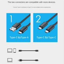 5X Caixa de SSD M2 Caixa de SSD M.2 NVME 2230, USB 3.2 10 Gbps para NVME Caixa de Unidade de Estado SóLido Externa M-Key