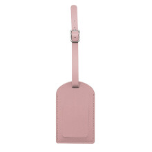PU Leather Luggage Tags Bridal Suitcase Tag Lovers Wedding Honeymoon Gift Pink