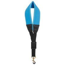 Nylon Padded Saxophone Adjustable Sax Neck Strap with Snap Hook for Alto Soprano Blue