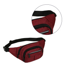 Compact Waist Pack for Fitness and Biking Lightweight and Practical Shoulder Bag Red