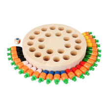 Color-Matching Toy Carrot Mushroom Theme For Toddlers Educational Learning Radish