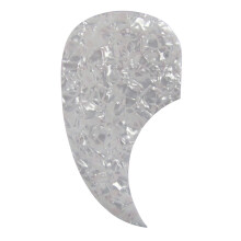 1pc Acoustic Guitar Pick Guard Sticker Guitar Pickguard Anti-scratch Blank White pearl