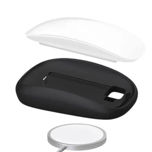 3X Mouse Dock for  Magic Mouse 2 Charging Dock Ergonomic Wireless Charging Pad Housing Increased Height-A