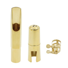 Sax Mouthpiece Kits Includes Mouthpiece, Cap, Ligature Clip Sax Saxophone Parts 6 breaths