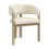 (Natural, Boucle) 6-Pack Solid Wood Dining Chairs - Natural Boucle 12