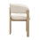 (Natural, Boucle) 6-Pack Solid Wood Dining Chairs - Natural Boucle 10