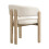 (Natural, Boucle) 6-Pack Solid Wood Dining Chairs - Natural Boucle 13