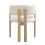(Natural, Boucle) 6-Pack Solid Wood Dining Chairs - Natural Boucle 11