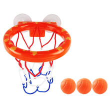 Bath Inflatable Basketball Toy for Kids Bathtub Basketball Hoop & Balls Set