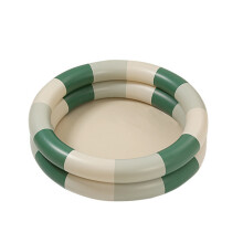Stripe-Baby Pool Inflatable Swimming Pool Kids Water Toy for Lawn and Garden Green 150