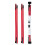 Foldable Golf Alignment Stick Training Aid for Postures Corrector with Tube Case Red 1