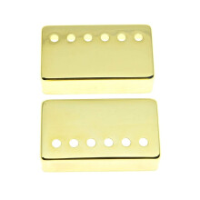 2Pcs/set Metal Guitar Humbucker Pickup Covers Set Pickup Cover Humbucker Covers Golden