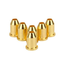 6Pcs/set Guitar Body Ferrules Bushing Parts String Caps Mounting Buckle Through Golden
