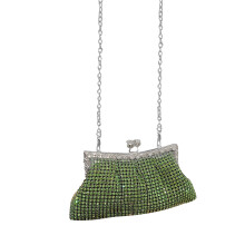 Women Evening Bag Detachable Chain Wedding Clutch Handbag Elegant Shoulder Bags Green
