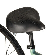 Shock Absorbing Bike Seat Thick Sponge Padding,Bike Saddle for Mountain Biking Black