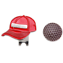 Magnetic Golf Hat Clip Replacement for Golf Gloves Hats Bags Hat Visors Belt Red