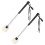 Nonslip Drum Mallets Stick Stainless Steel Handle Drum Stick Band Accessories 2 pack 1