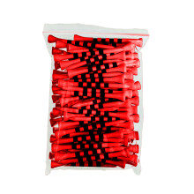 100 Pcs Bamboo Golf Tees Training Ball Tees Golf Practice Tees Golf Accessories Red 70