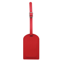 PU Leather Luggage Tag for Women Men Suitcase Tag Honeymoon Wedding Bridal Gift Red