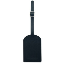 PU Leather Luggage Tags Suitcase Tag for Wedding Couples Bridal Lover Couples Black
