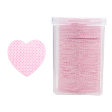 200Sheets Glue Cleaning Cotton Pads Non-Woven Fabric Wipes Glue Wiping Cloth Pink