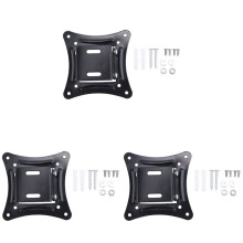 3X Universele Wandmontagestandaard voor 14-27 Inch LCD LED-Scherm in Hoogte Verstelbare Monitor Intrekbare Muur voor VESA Tv-C12