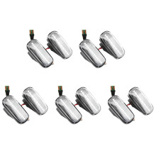 10X Lampe de Signalisation de Marqueur Latéral Dynamique de Voiture LED Clignotant pour Accord CR-V Fit Jazz Blanc