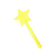 Light Up Magic Wand Toy Flashing Stick LED Glow Wands Birthday Party Favor Yellow