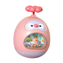 Toddler Shower Toy Water Spray Tumbler Bath Sprinkler Toy Bath Toy Bathtub Toy Pink