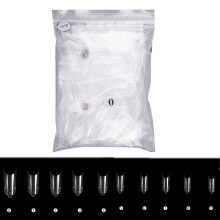 500Pcs Hollow False Nails Tips Press On Nails Extension System Resin Nail Gel TS03