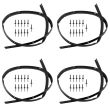4X Front Fascia Bumper HuvtäTning VattentäT med Nitar för Challenger 2008-2019 68051392AB 68051392AA
