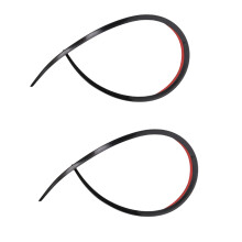 2X Glanz Schwarz Heck Flügel Heck Spoiler Hinten Kofferraum Spoiler für 1,2M