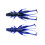 8PCS Crawfish Lure Soft Shrimp Baits Lure Artificial Swimbait Soft Plastic Dark blue 1 1
