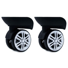 Trolley Case Luggage Wheels Luggage Swivels DIY Suitcase Replacement Parts large black