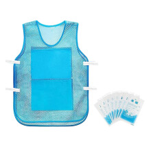 Ice Packs Cool Jackets Teens Men Women Outdoor Fishing Cycling Running Gardening Blue
