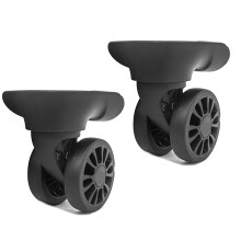 1 Pair Trolley Wheels Replacement Upgrade Your Luggage with 360 Rotation W191